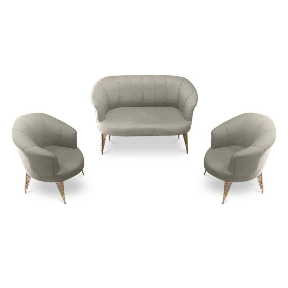 Idiya FLORIDA Outdoor Sofa set, Light Grey