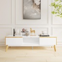 Idiya MICHIGAN Tv stand White
