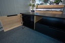 Idiya MINNESSOTA Tv Cabinet, Black/Oak
