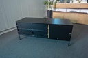 Idiya MINNESSOTA Tv Cabinet, Black/Oak
