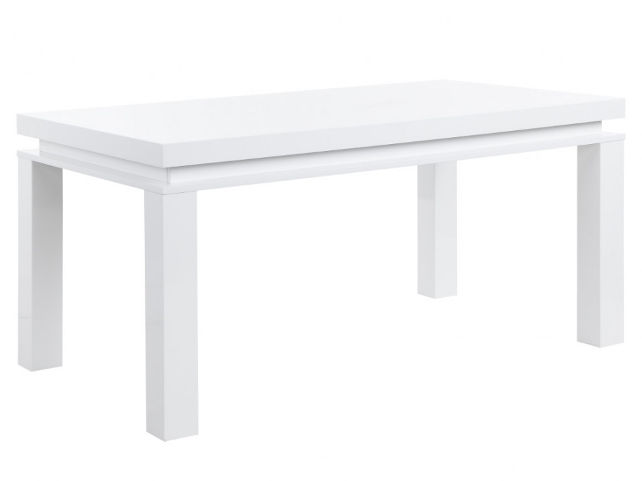 Idiya Aspen DINING TABLE, White High Gloss,160*90cm