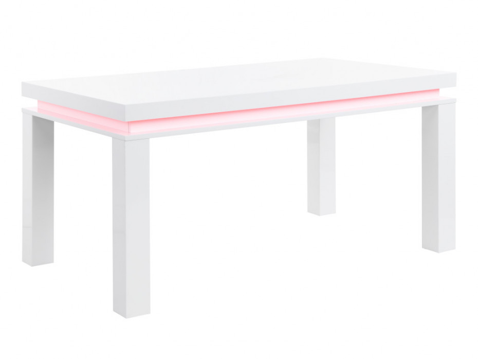 Idiya Aspen DINING TABLE, White High Gloss,160*90cm