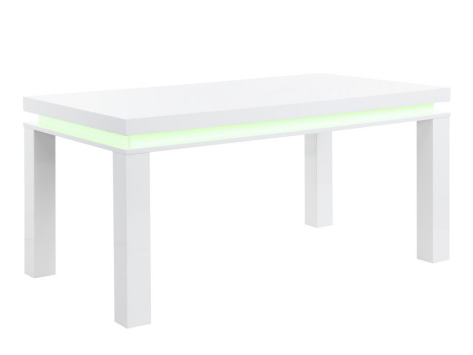 Idiya Aspen DINING TABLE, White High Gloss,160*90cm