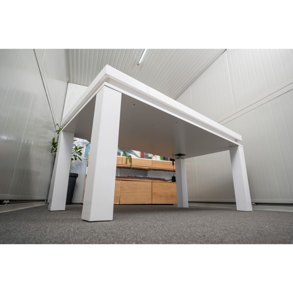 Idiya Aspen DINING TABLE, White High Gloss,160*90cm