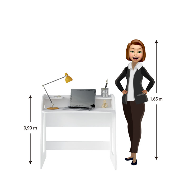 Camacari Desk - White 