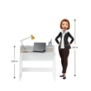 Camacari Desk - White 