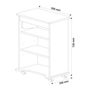Imperatriz Top Desk - White 