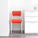 Adde Chair, Red, White-