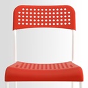 Adde Chair, Red, White-