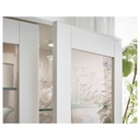 BRIMNES Glass-Door Cabinet, White 80X190 cm