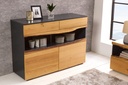 Idiya Quebec Sideboard/ Buffet Table , Grey