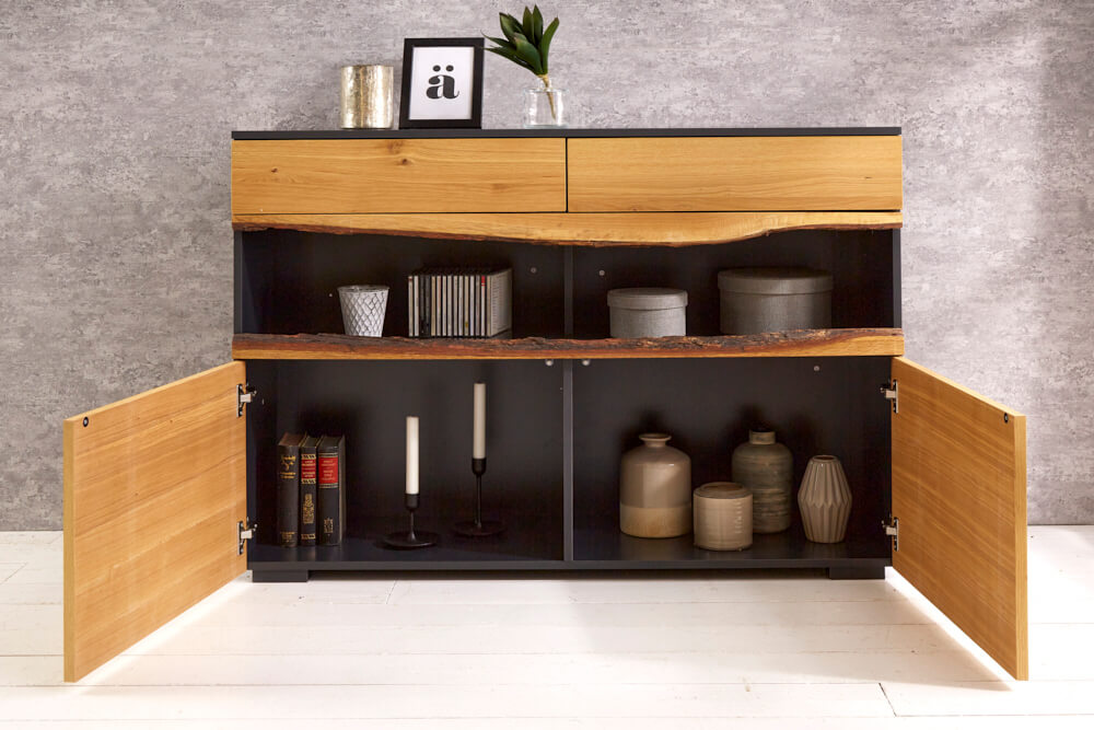 Idiya Quebec Sideboard/ Buffet Table , Grey