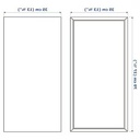 EKET Cabinet W Door and 1 Shelf, White 35X35X70 cm