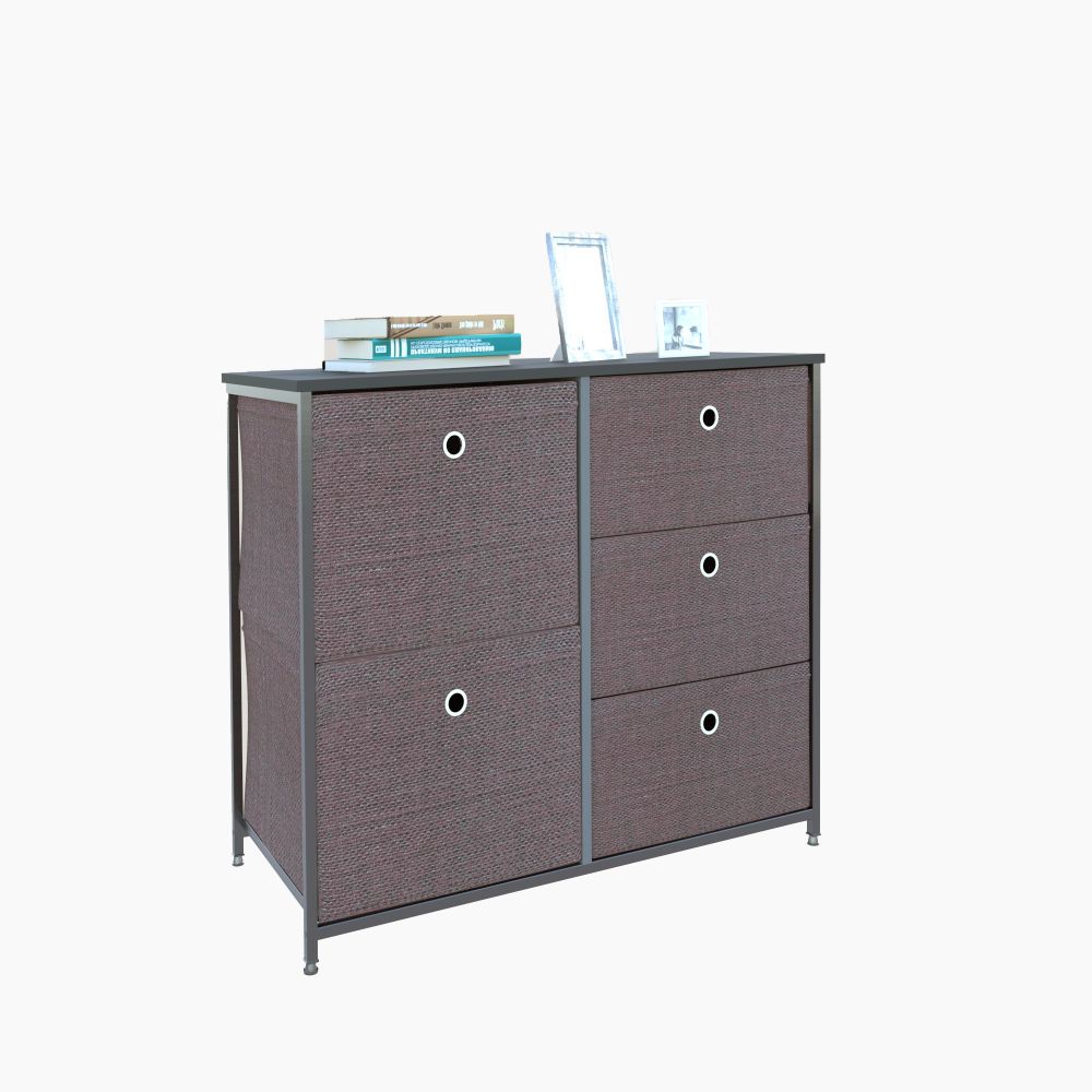 Idiya Grampian drawer storage unit, Brown