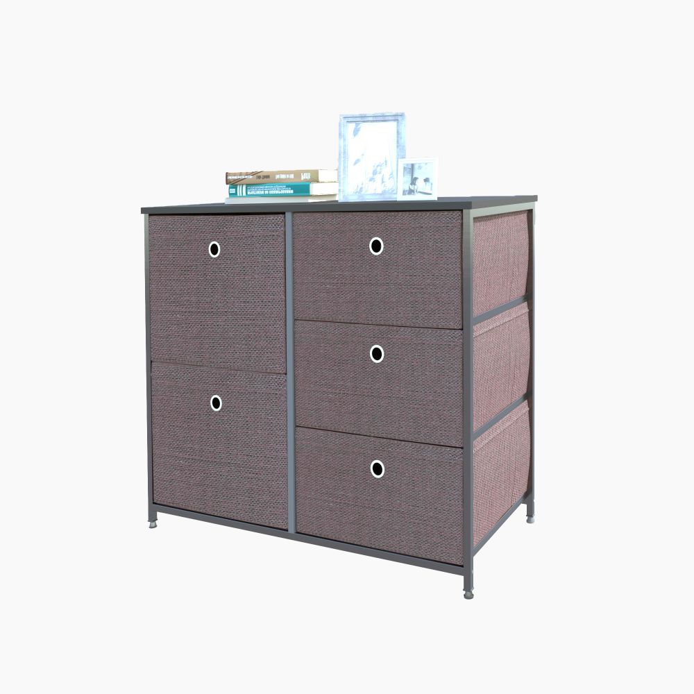 Idiya Grampian drawer storage unit, Brown