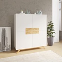 Idiya Kobe Highboard/ Buffet table White
