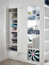 SMASTAD Loft Bed White White-With Desk with 3 Drawers 90X200 cm