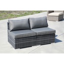 ALFIE Outdoor Sofa Set Mix Grey