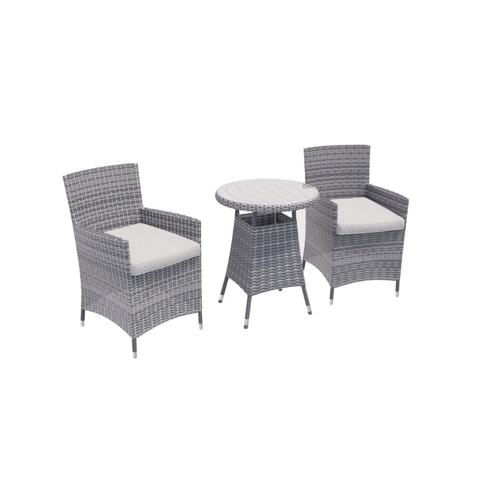 IDIYA Burgas 3pcs PE Rattan outdoor sofa Set,nature colour