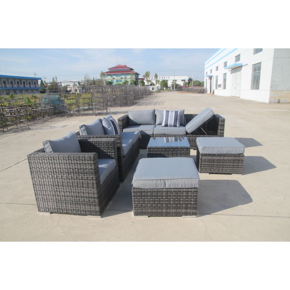 CATHNESS outdoor couch,out door furniture,mix grey