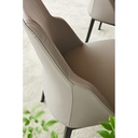 LUCINDA H-5253 conventional Vegan Leather Chair