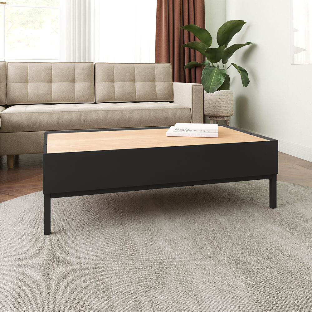 IDIYA KENTUCKY COFFEE TABLE WITH TWO DRAWER