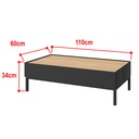 IDIYA KENTUCKY COFFEE TABLE WITH TWO DRAWER