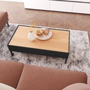 IDIYA KENTUCKY COFFEE TABLE WITH TWO DRAWER