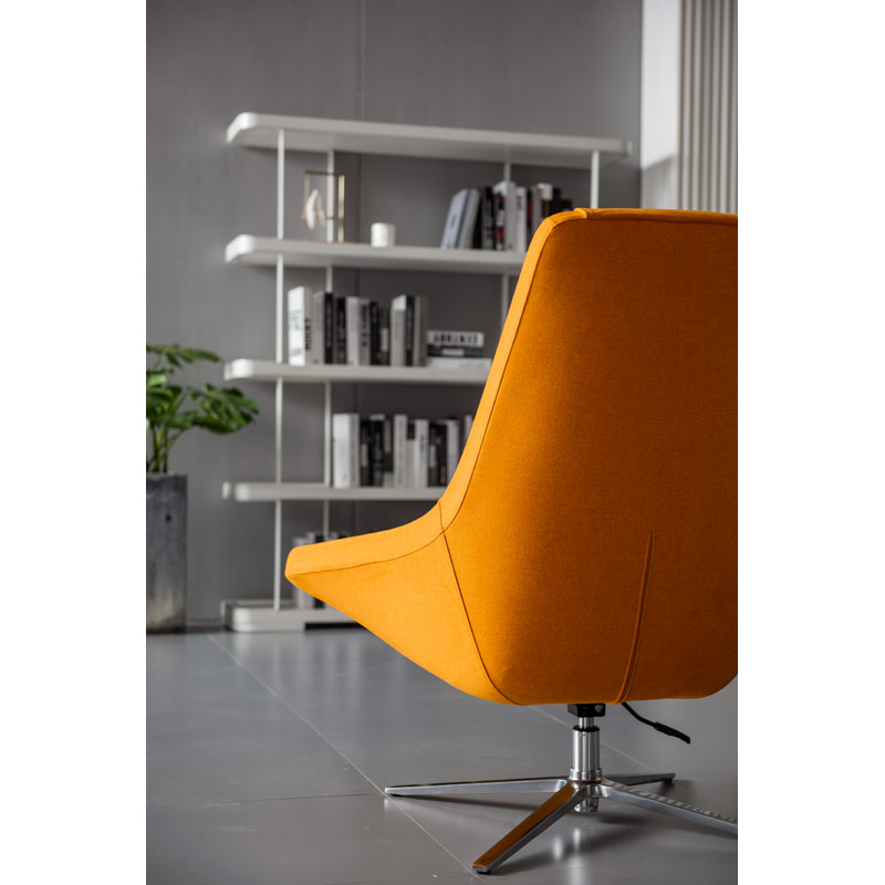 EDISON small banana chair conventional Vegan Leather Armchair