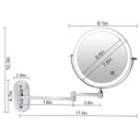 JUPITER Battery operated double sided LED wall