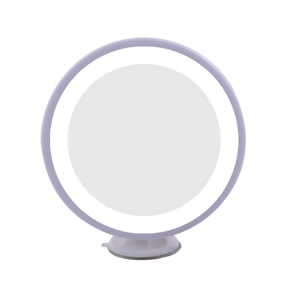 KOLT Battery lighted magnfiying suction cup mirror