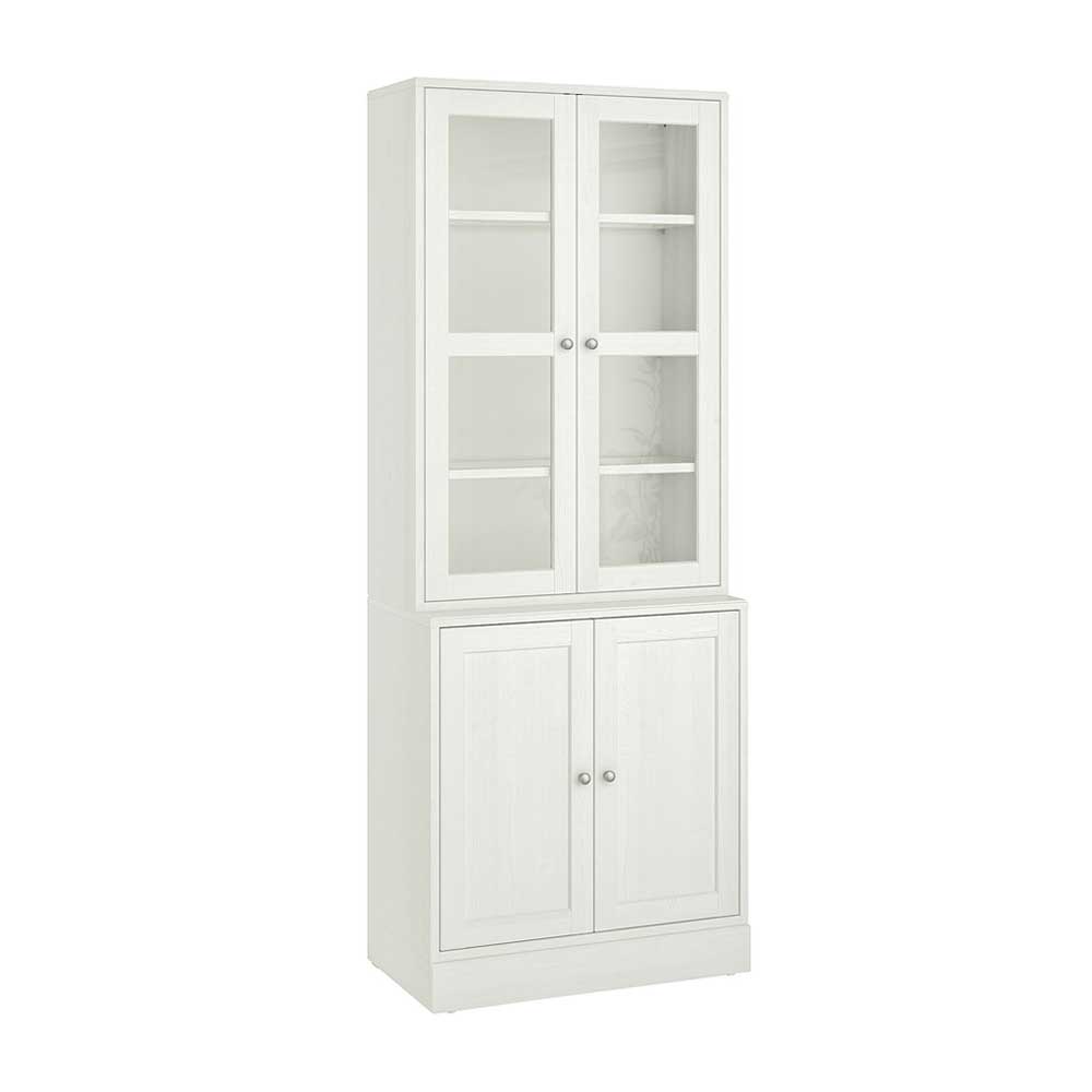 [092.659.82] HAVSTA Storage Combination W Glass-Doors, White,Size 81X47X212 cm