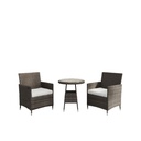 DALLAS OUTDOOR SOFA SET, Nature