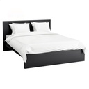Ikea Malm Bed Frame| Queen Size| High Bed Frame| Black-Brown| Easy Assembly