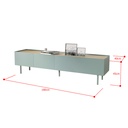Idiya MARYLAND tv stand with 2 drawers and 1 flap door