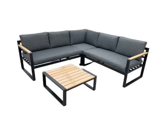 Idiya Oneida Outdoor Sofa Set,black