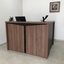 [000.063.09] Resende Reception Desk - Nogal/ Black