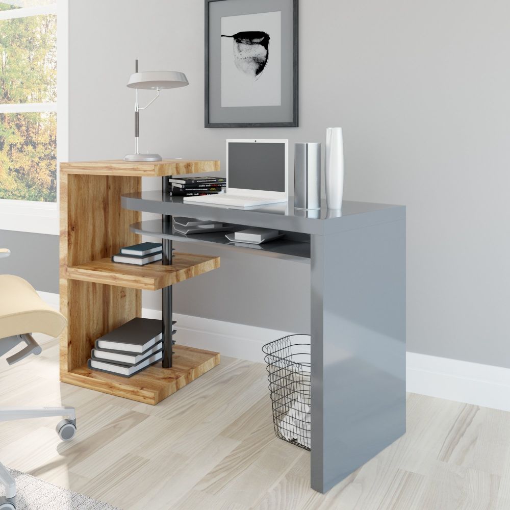 IDIYA Marseille Desk with shelves