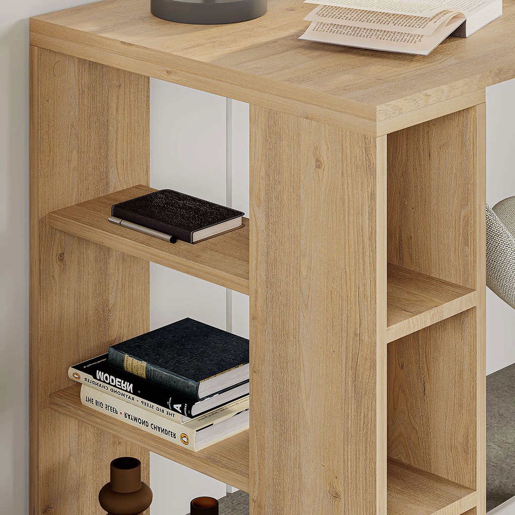[120.69.137] COLMAR WORKING TABLE SAPPHIRE OAK-SAPPHIRE OAK