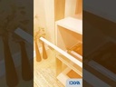 Paulista Bookcase - Off White/ Oak 