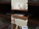 Campina Grande End Table - Cedar/ Off White