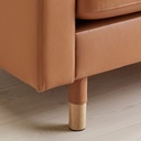 LANDSKRONA Two Seat Sofa, Bomstad Dark Brown