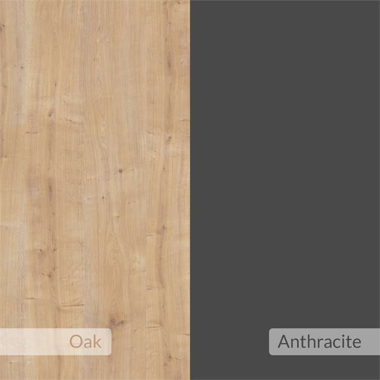 Cilimli OAK - ANTHRACITE COAT HOOKS