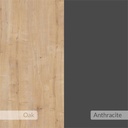 Cilimli OAK - ANTHRACITE COAT HOOKS