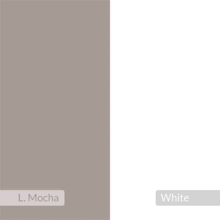 Gurgentepe LIGHT MOCHA - WHITE COAT HOOKS