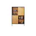 Idiya MINNESSOTA high borad , Black/Oak
