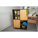 Idiya MINNESSOTA high borad , Black/Oak