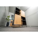 Idiya MINNESSOTA high borad , Black/Oak