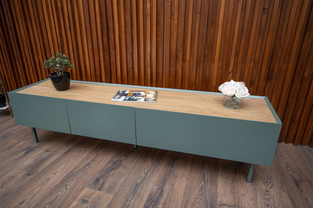Idiya MARYLAND tv stand with 2 drawers and 1 flap door