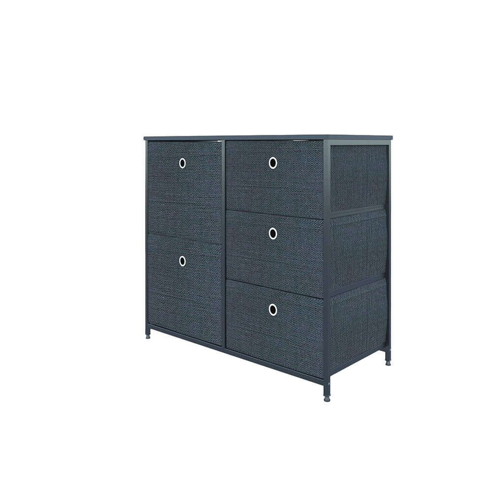 Idiya Grampian drawer storage unit, Black